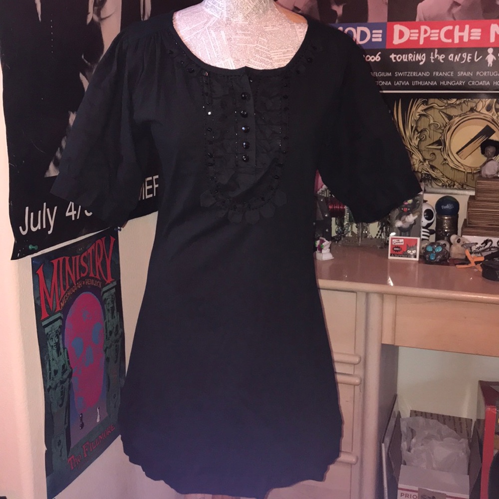 Cute short black dress